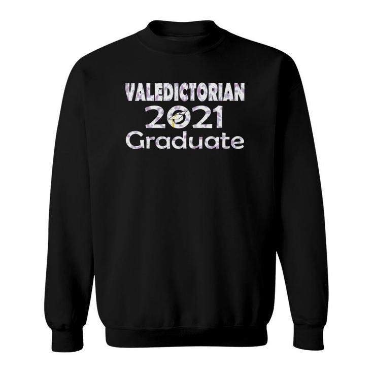 2021 Valedictorian Class Of 2021 Graduate Honor Senior Grad Sweatshirt