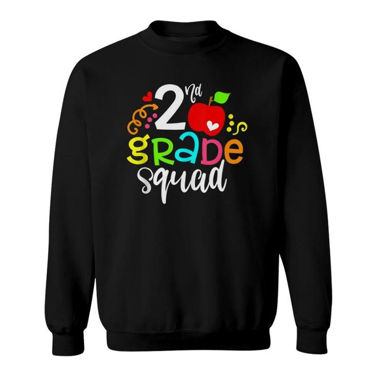 2Nd Second Grade Squad - Team 2Nd Grade - 2Nd Grade Teacher Sweatshirt