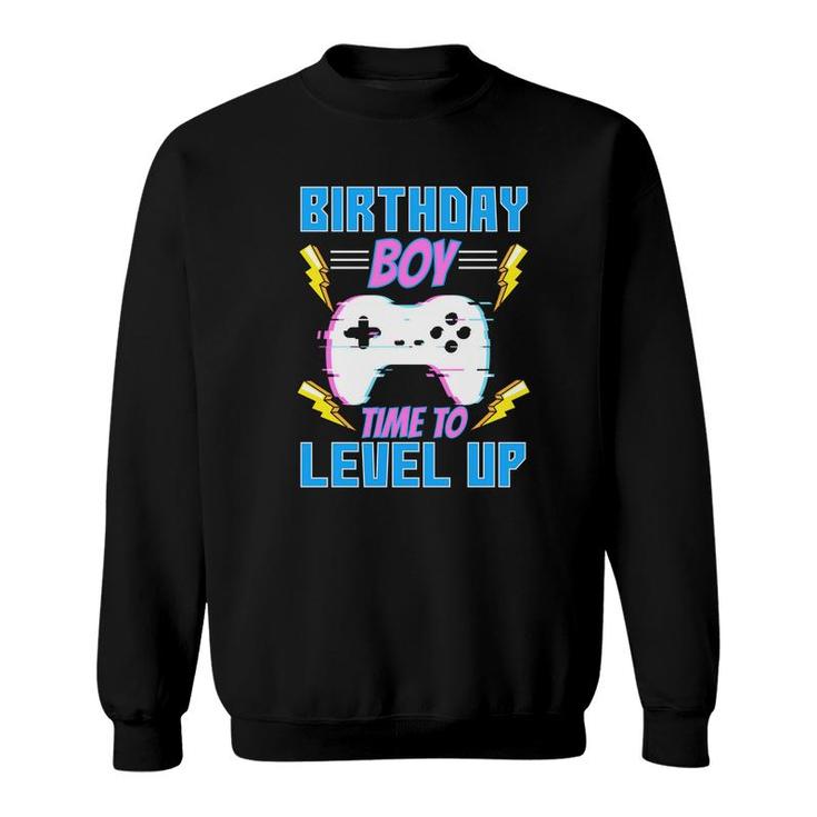 Birthday Boy Controller Birthday Boy Matching Video Gamer Sweatshirt