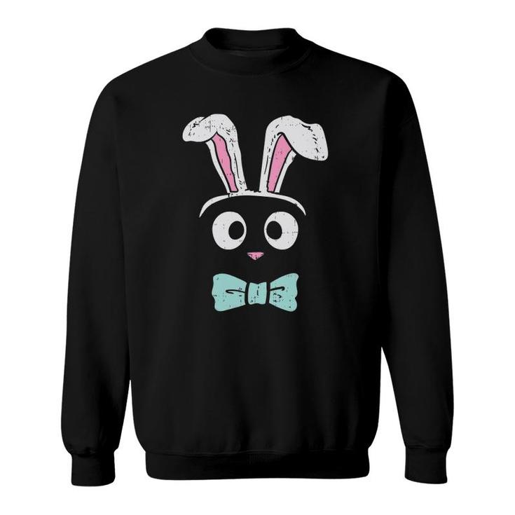 Bunny Rabbit Face Cute Easter Costume Boys Girls Gift Sweatshirt