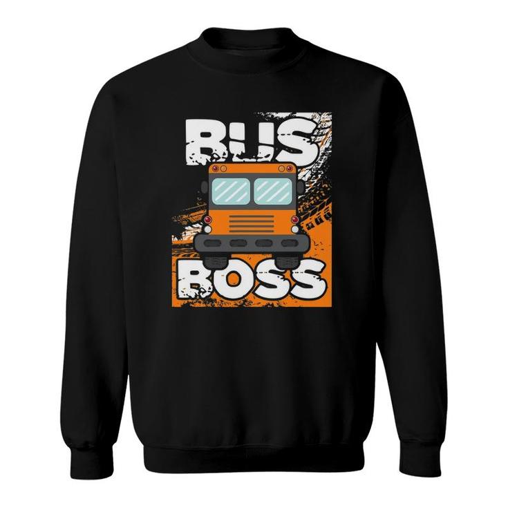Bus Boss - School Bus Driver Appreciation Sweatshirt