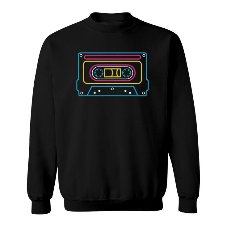 Cassette Tape Vintage Old School 80S 90S Retro Sweatshirt