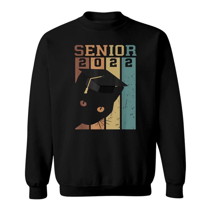 Class Of 2022 Graduation Cat Seniors Grad Sweatshirt