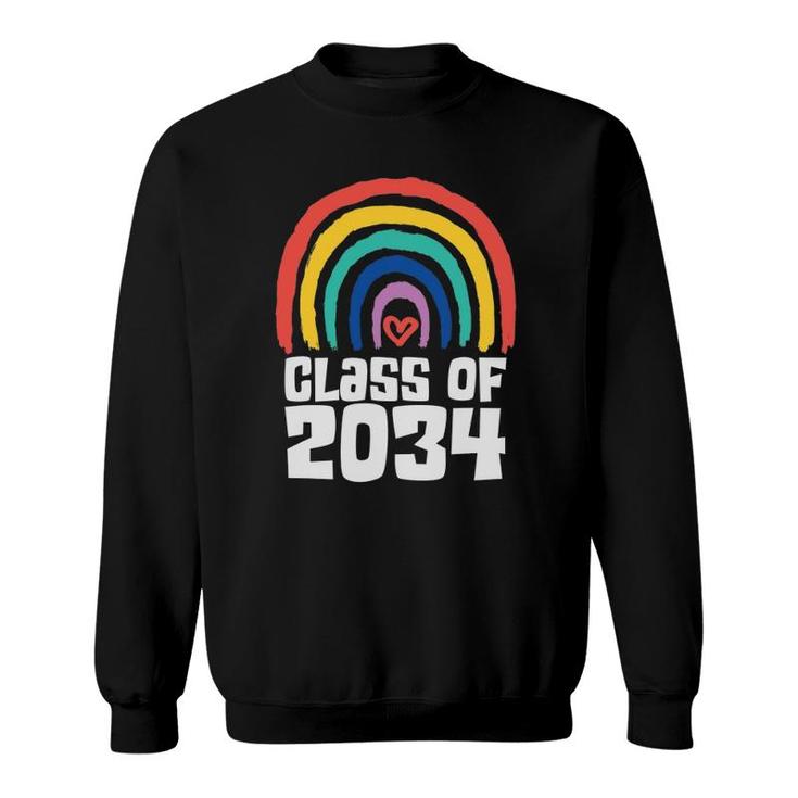 Class Of 2034 Grow With Me School Teacher Student Gift Sweatshirt
