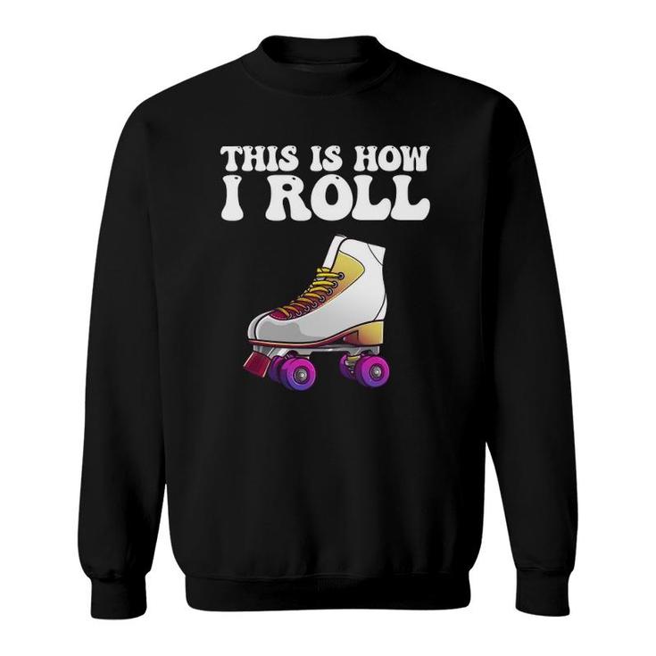 Cool Roller Skate For Men Women Speed Skating Inline Skate Sweatshirt