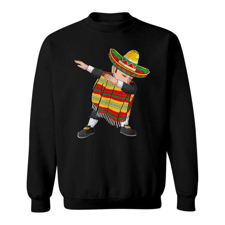 Dabbing Cinco De Mayo  Men Women Kids Mexican Fiesta  Sweatshirt