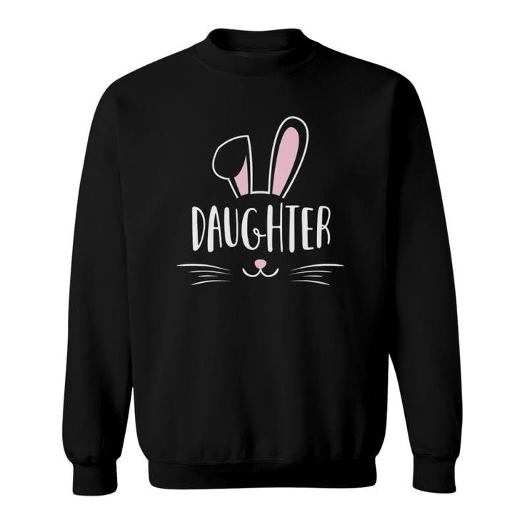 Daughter Bunny Rabbit Family Group Easter Mothers Day Sweatshirt