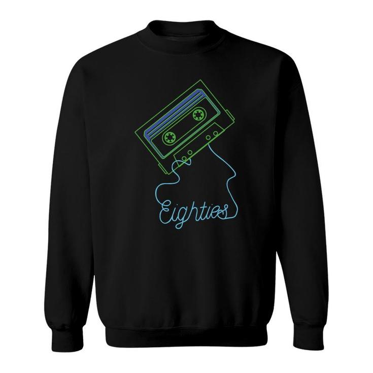 Eighties Cassette Tape 80S 90S Styles Retro Vintage Sweatshirt