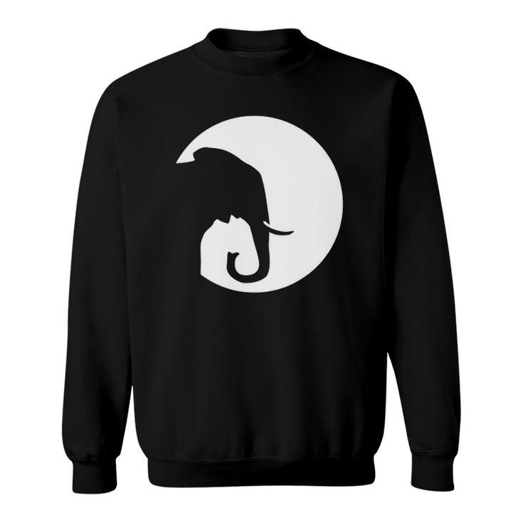 Elephant Moon Elephant Silhouette Lover Sweatshirt