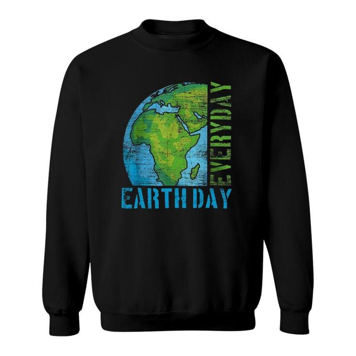 Everyday Earth Day Vintage Gift Sweatshirt