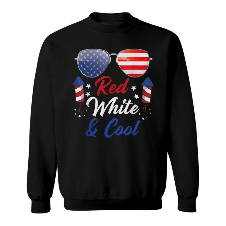 Fourth Of July 4Th July Kids Red White And Blue Patriotic  Sweatshirt