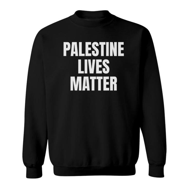 Logo with Roses and Palestinian pattern Drop Shoulders Sweatshirt