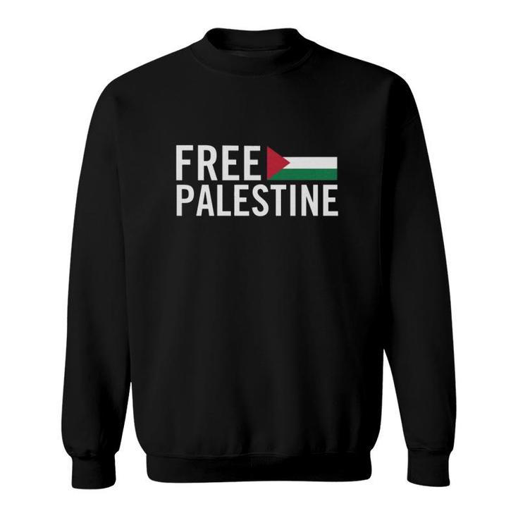 Free Palestine Palestinian Flag Protest Humanity Sweatshirt