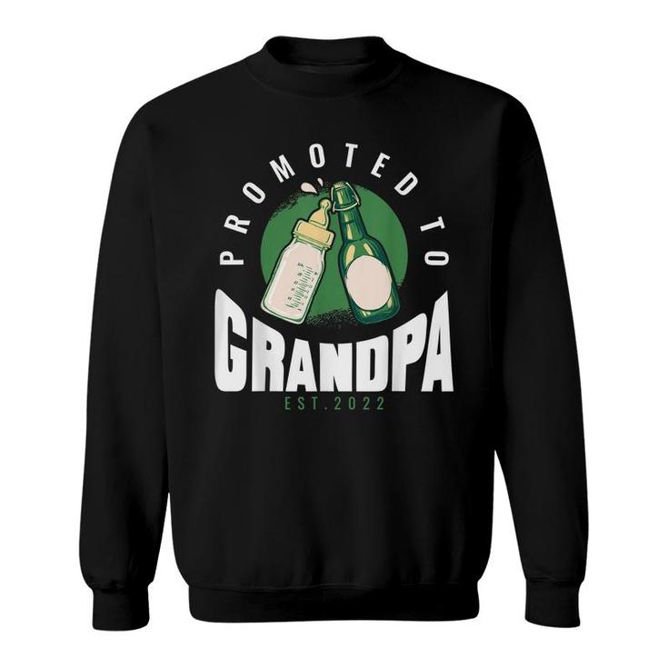 Funny Grandpa Promoted To Grandpa 2022 Sweatshirt