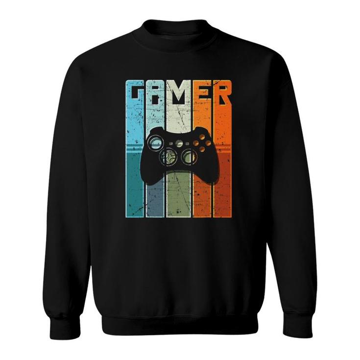 Gamer Gifts Retro Video Game Lovers Vintage Gamers Gaming Sweatshirt