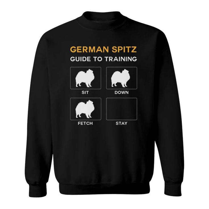 German Spitz Guide To Training Dog Obedience Dog Commands Sweatshirt