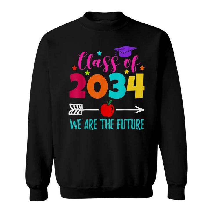 Graduation 2034  Preschool Grow With Me Class Of 2034  Sweatshirt