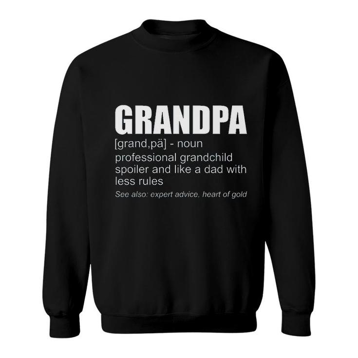 Grandpa Is Professional Denifition 2022 Trend Sweatshirt