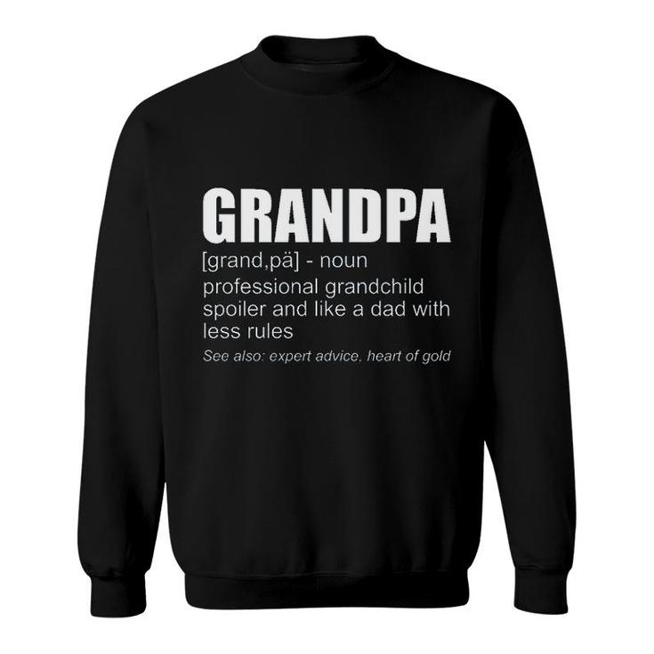 Grandpa Is Professional Grandchild Spoiler 2022 Trend Sweatshirt