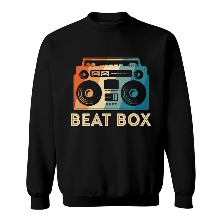 Hip Hop Beat Box Music Lovers Mixtape 80S 90S Retro Style Sweatshirt