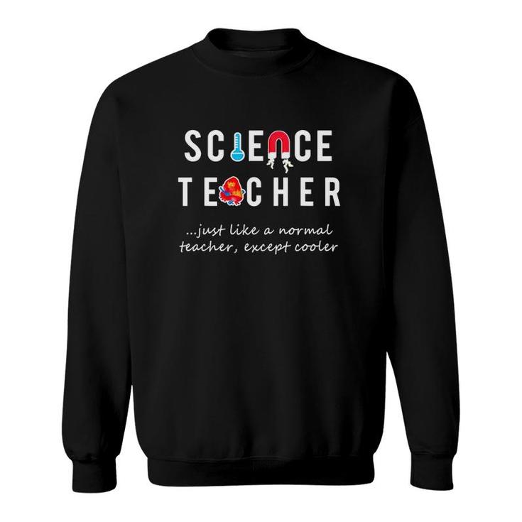 I Heart Love Science And Biology Teacher Sweatshirt