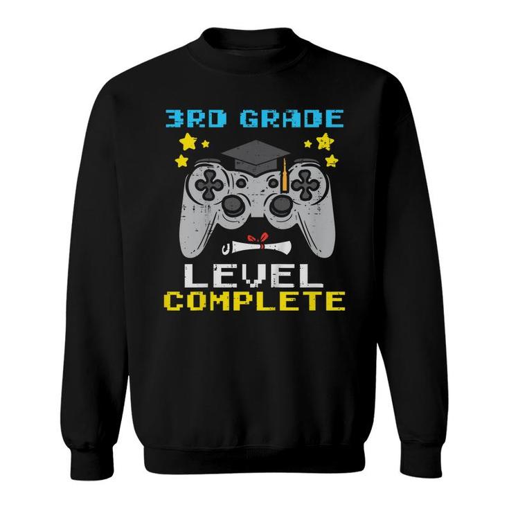 Kids 3Rd Grade Level Complete Game Controller Last Day Of School  Sweatshirt