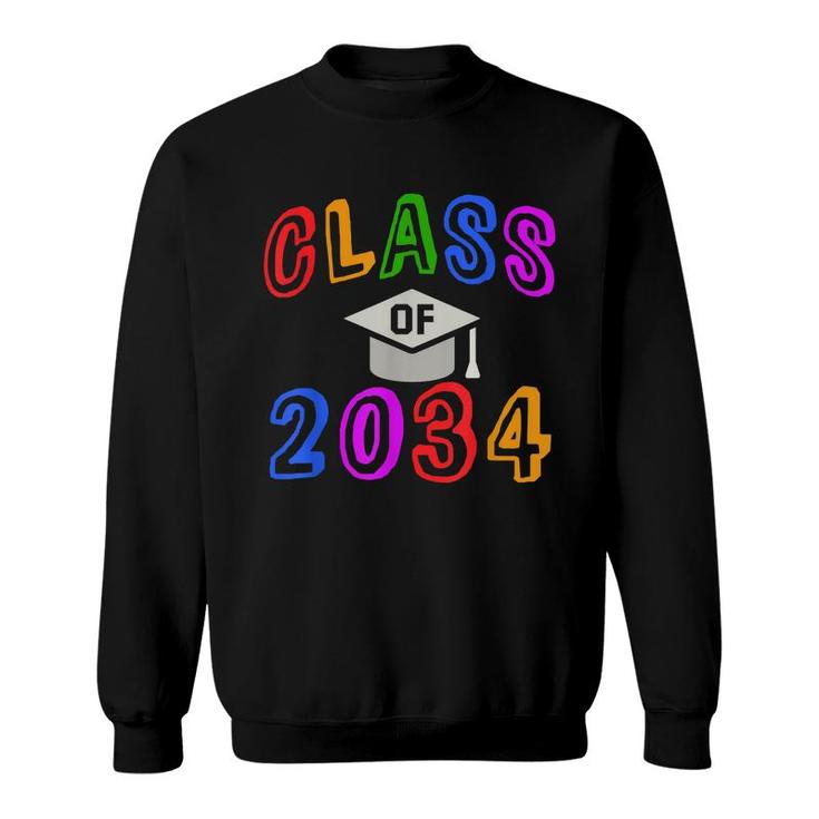 Kindergarten Graduation Year Class Of 2034 Grow Up With Me  Sweatshirt