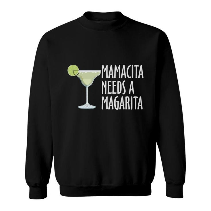 Mama Cita Needs A Margarita Lemon Cocktail Sweatshirt