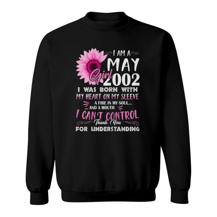 May Girl 2002  19Th Birthday Gift 19 Years Old Sweatshirt