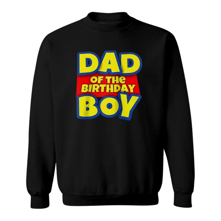 Mens Dad Of The Birthday Boy Gift Raglan Baseball Tee Sweatshirt