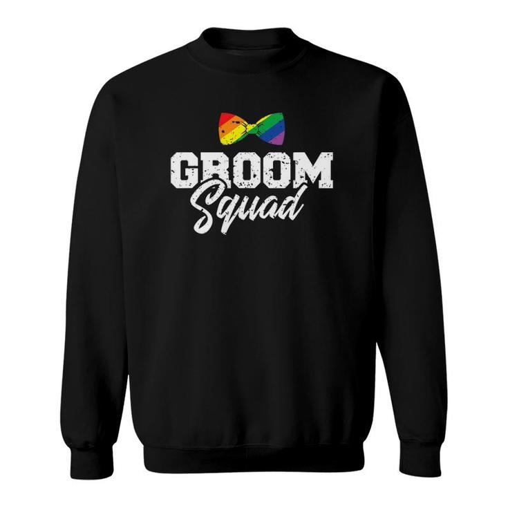 Mens Groom Squad Gay For Bachelor Party Sweatshirt