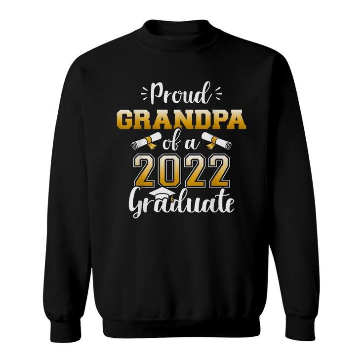 Mens Proud Grandpa Of A Class Of 2022 Graduate Senior Graduation  Sweatshirt