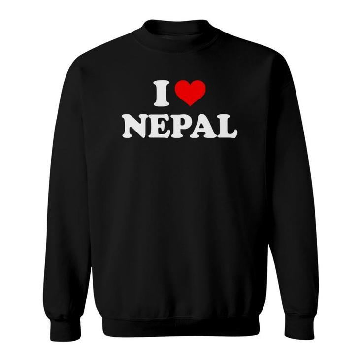 Nepal - I Heart Nepal - I Love Nepal Sweatshirt