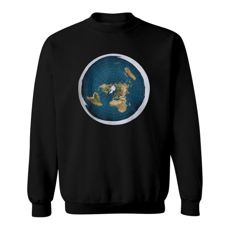 Nice Flat Earth Gift Save The Earth Sweatshirt