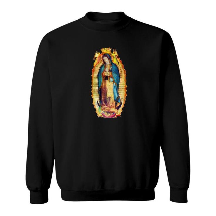 Our Lady Of Guadalupe Catholic Jesus Virgin Mary Sweatshirt