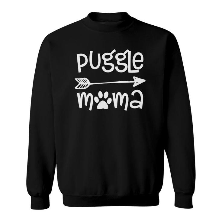 Puggle Mom Gift Owner Dog Breed Lover Quote Mama Love Cute Sweatshirt