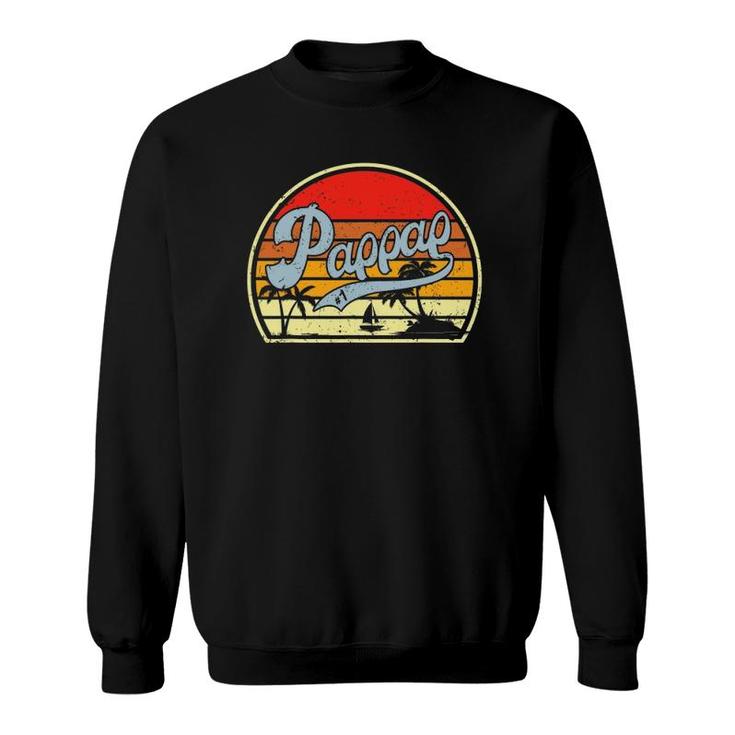 Retro Pappap 1 Best Fathers Day Gifts For Grandpa Sweatshirt
