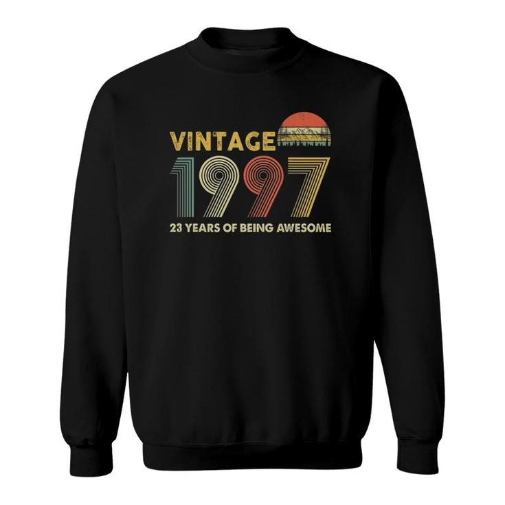 Retro Vintage 1997 22Nd Birthday Gifts 22 Years Old Sweatshirt