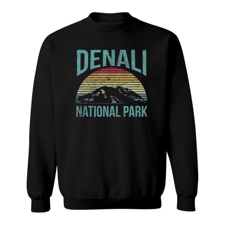 Retro Vintage National Park - Denali National Park  Sweatshirt