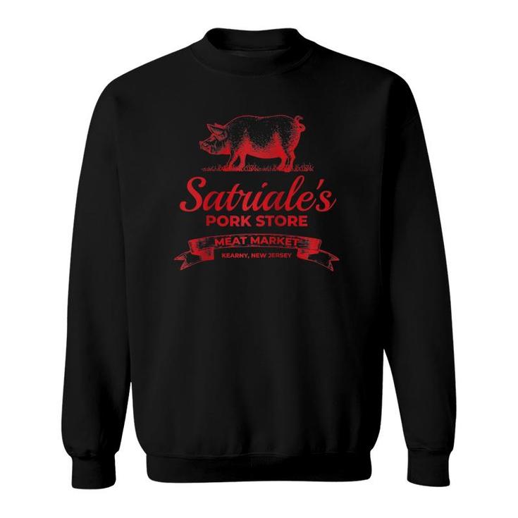 Satriales Pork Store Kearny New Jersey Raglan Baseball Tee Sweatshirt