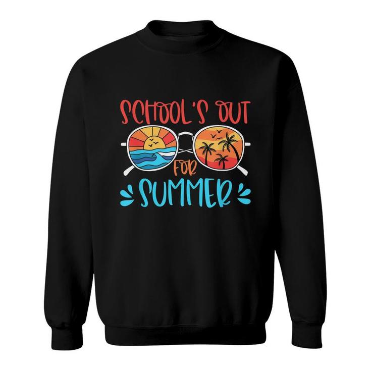 Schools Out For Summer Funny Teacher Last Day Of School Sweatshirt