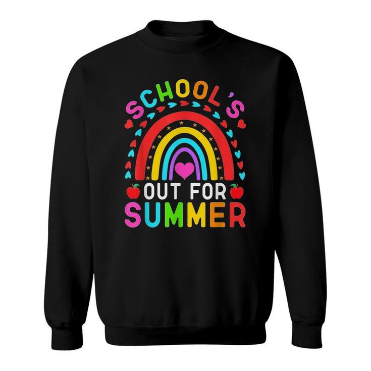 Schools Out For Summer Happy Last Day Of School Teacher Kid  Sweatshirt