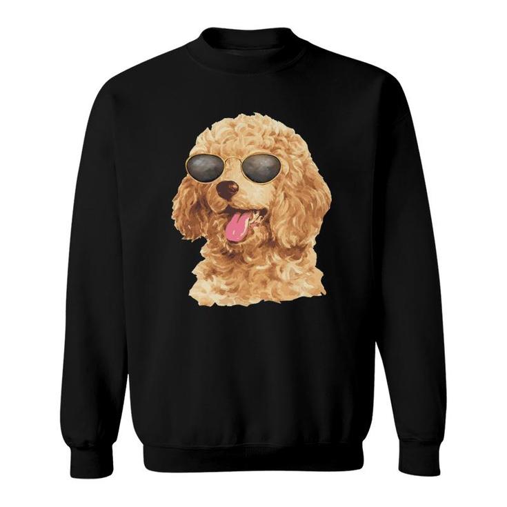 Sunglass Poodle Dog Pet Lover Sweatshirt