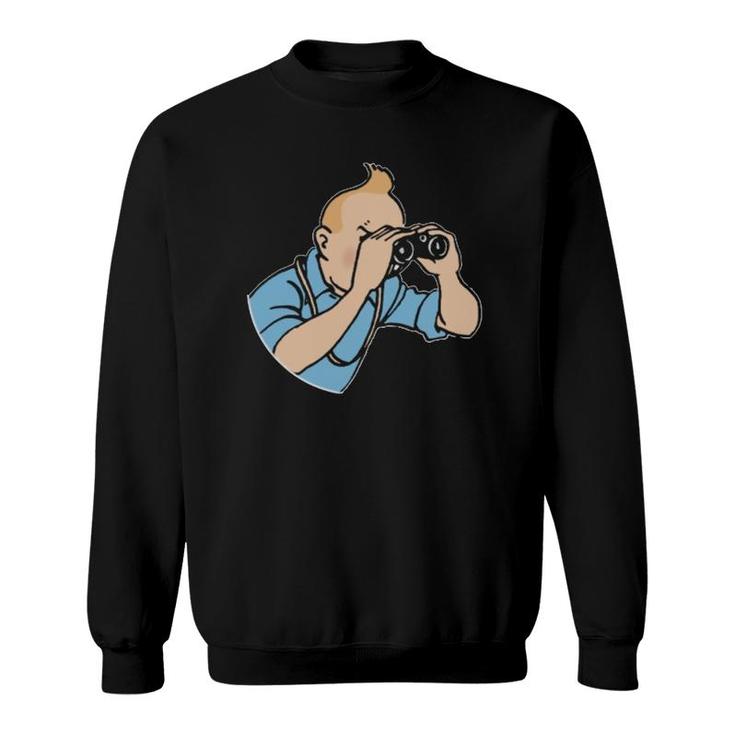 Tin-Tin Binoculars Sweatshirt