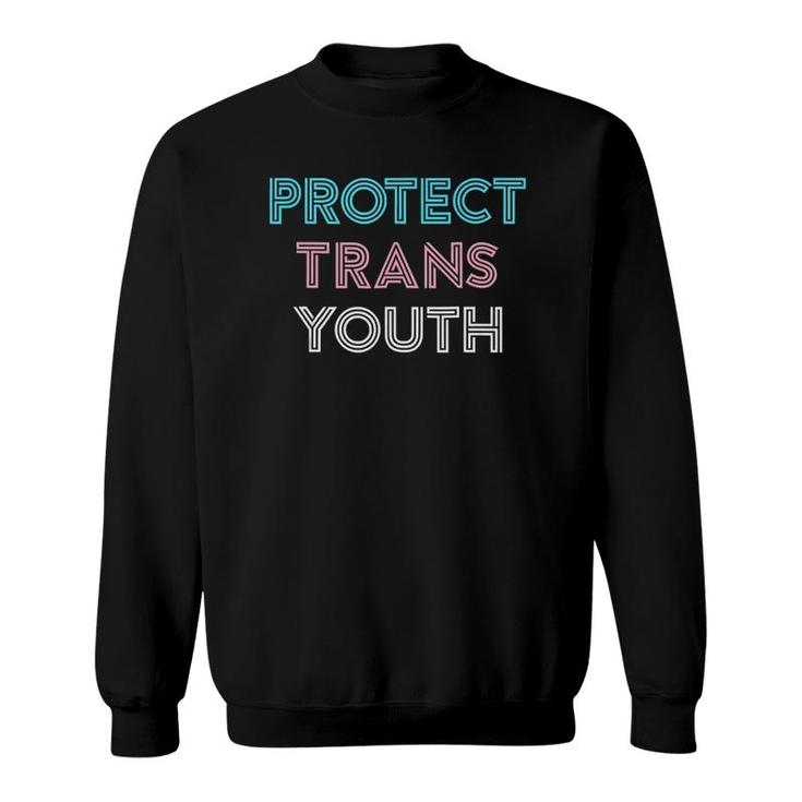 Transgender Lgbt Pride Tee Protect Trans Youth Sweatshirt