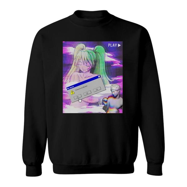 Vaporwave Aesthetic Japanese Style Anime Sweatshirt