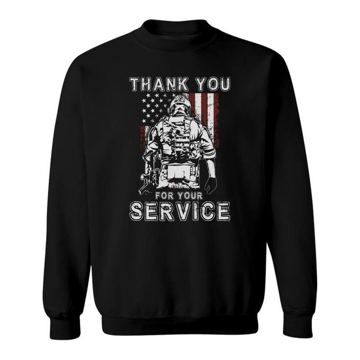 Veteran 2022 Veteran Day Thank You For Your Service Sweatshirt