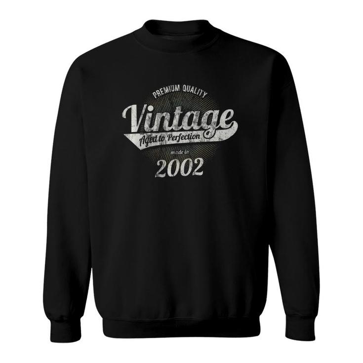 Vintage Est 2002 Classic 19 Years Old 19Th Birthday  Sweatshirt