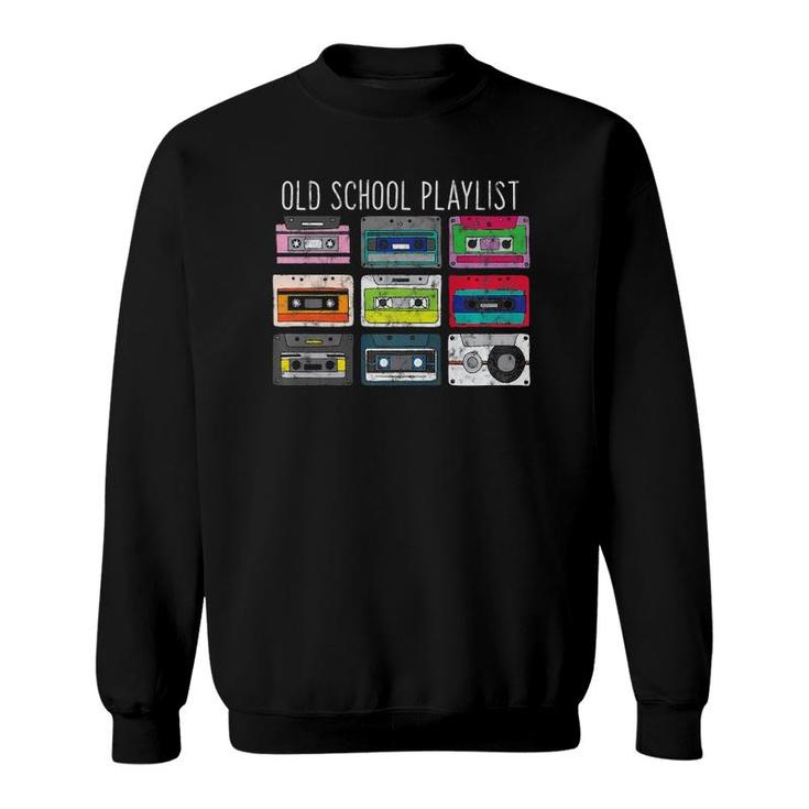 Vintage Retro Music Cassette Tapes Mixtape 80S And 90S  Sweatshirt