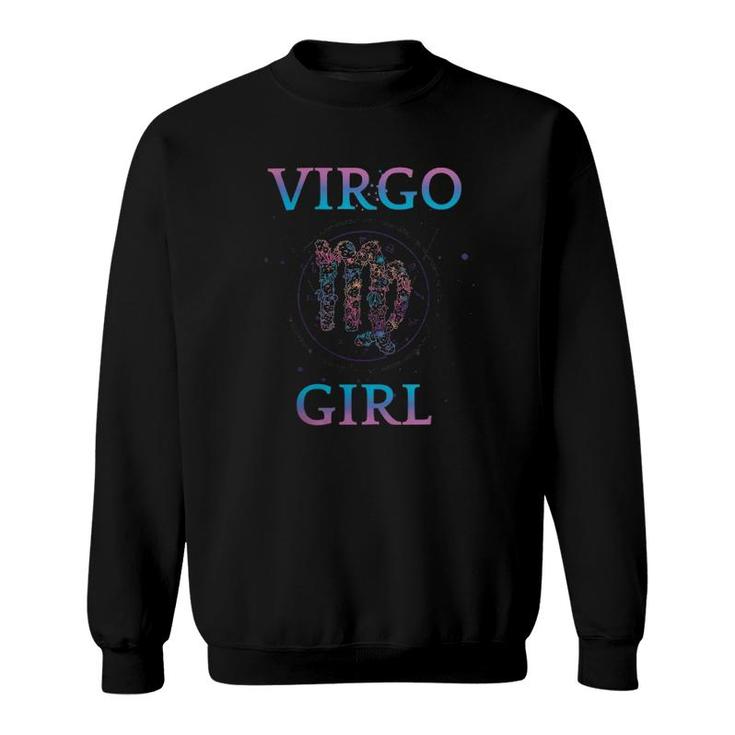 Virgo Girl Born In August September Virgo Girl Sweatshirt